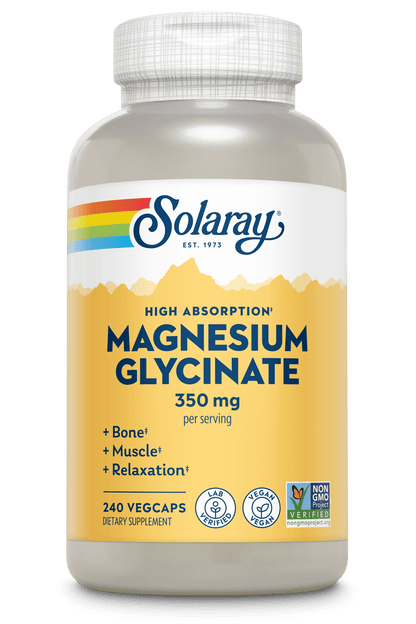 Solaray - Magnesium Glycinate - 240ct - Vitamin & Mineral - Animal Supps | Sports Nutrition & Supplement Store | Vineland, NJ
