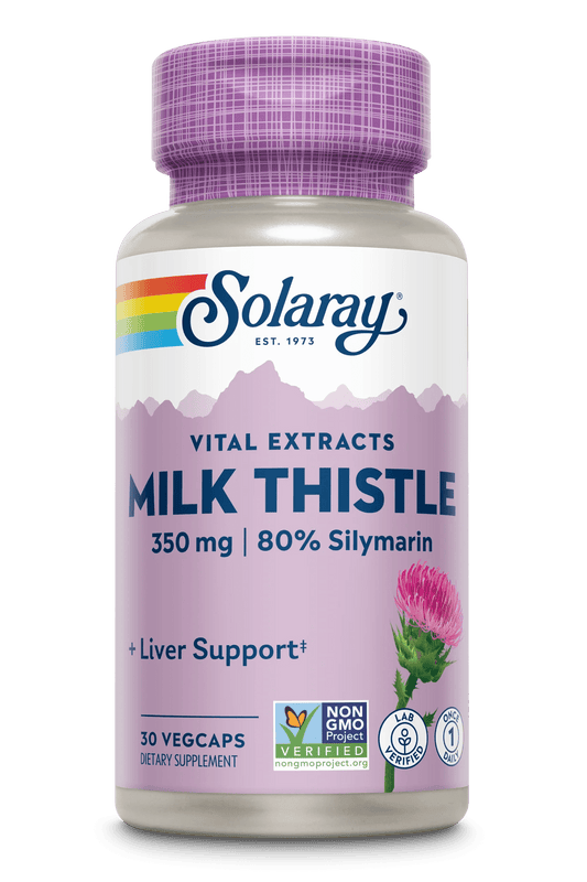 Solaray - Milk Thistle Seed Extract - 350mg 30ct - Herbal Supplement - Animal Supps | Sports Nutrition & Supplement Store | Vineland, NJ