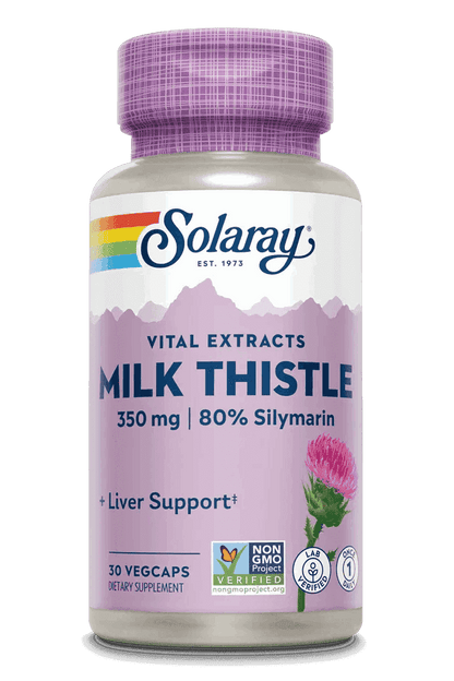 Solaray - Milk Thistle Seed Extract 350mg - 30ct - Organ Support - Animal Supps | Sports Nutrition & Supplement Store | Vineland, NJ