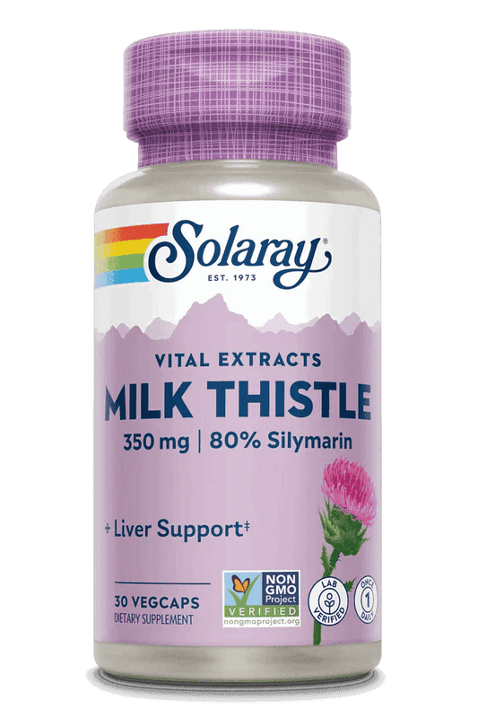Solaray - Milk Thistle Seed Extract 350mg - 30ct - Organ Support - Animal Supps | Sports Nutrition & Supplement Store | Vineland, NJ