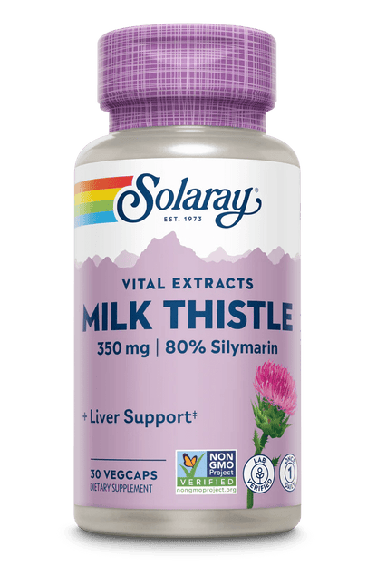 Solaray - Milk Thistle Seed Extract 350mg - Organ Support - Animal Supps | Sports Nutrition & Supplement Store | Vineland, NJ