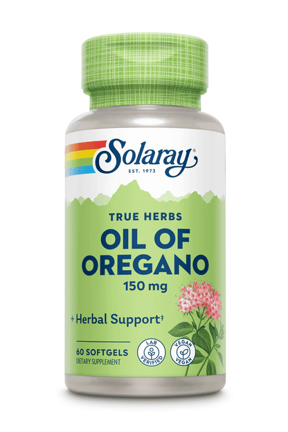 Solaray - Oil Of Oregano - 150mg 60ct - Herbal Supplement - Animal Supps | Sports Nutrition & Supplement Store | Vineland, NJ