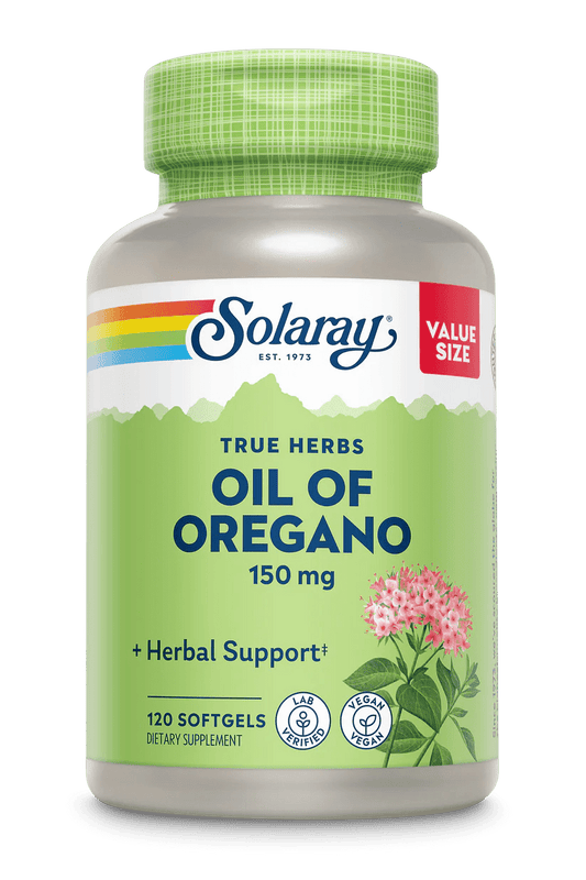 Solaray - Oil Of Oregano - 150mg 60ct - Herbal Supplement - Animal Supps | Sports Nutrition & Supplement Store | Vineland, NJ