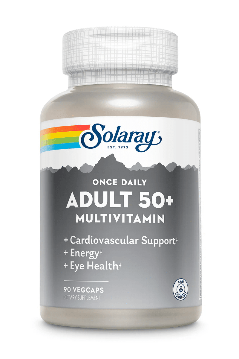 Solaray - Once Daily Adult 50+ Multivitamin - 90ct - Vitamin & Mineral - Animal Supps | Sports Nutrition & Supplement Store | Vineland, NJ