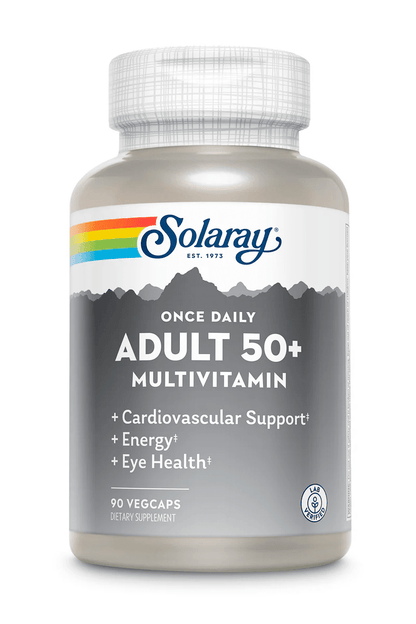 Solaray - Once Daily Adult 50+ Multivitamin - 90ct - Vitamin & Mineral - Animal Supps | Sports Nutrition & Supplement Store | Vineland, NJ