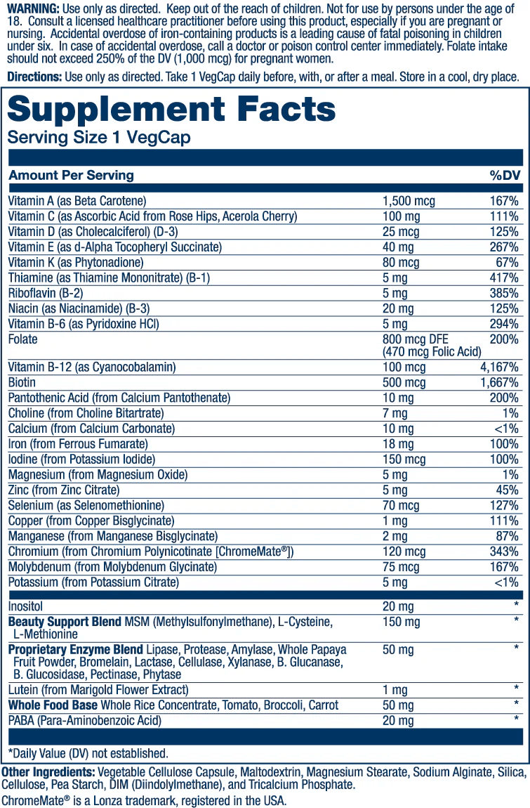 Solaray - Once Daily Woman Multivitamin - 90ct - Vitamin & Mineral - Animal Supps | Sports Nutrition & Supplement Store | Vineland, NJ