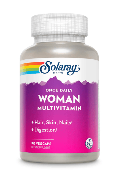 Solaray - Once Daily Woman Multivitamin - 90ct - Vitamin & Mineral - Animal Supps | Sports Nutrition & Supplement Store | Vineland, NJ