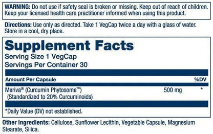 Solaray - ProSorb Turmeric 29x 500mg - Turmeric - Animal Supps | Sports Nutrition & Supplement Store | Vineland, NJ