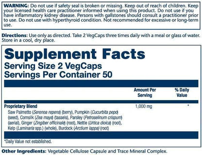 Solaray - Prostate Blend SP-16 - 100caps - Vitamin & Mineral -Animal Supps | Supplement, Sports Nutrition, and Vitamin Shop | Vineland NJ