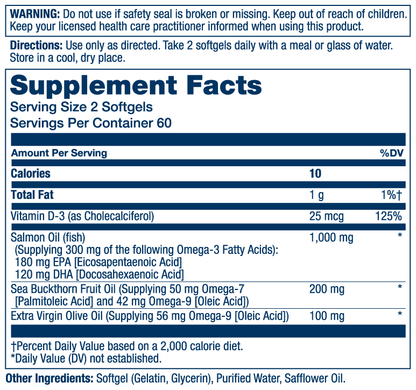 Solaray - Super Omega 3 - 7 - 9 - 120ct - Omegas - Animal Supps | Sports Nutrition & Supplement Store | Vineland, NJ