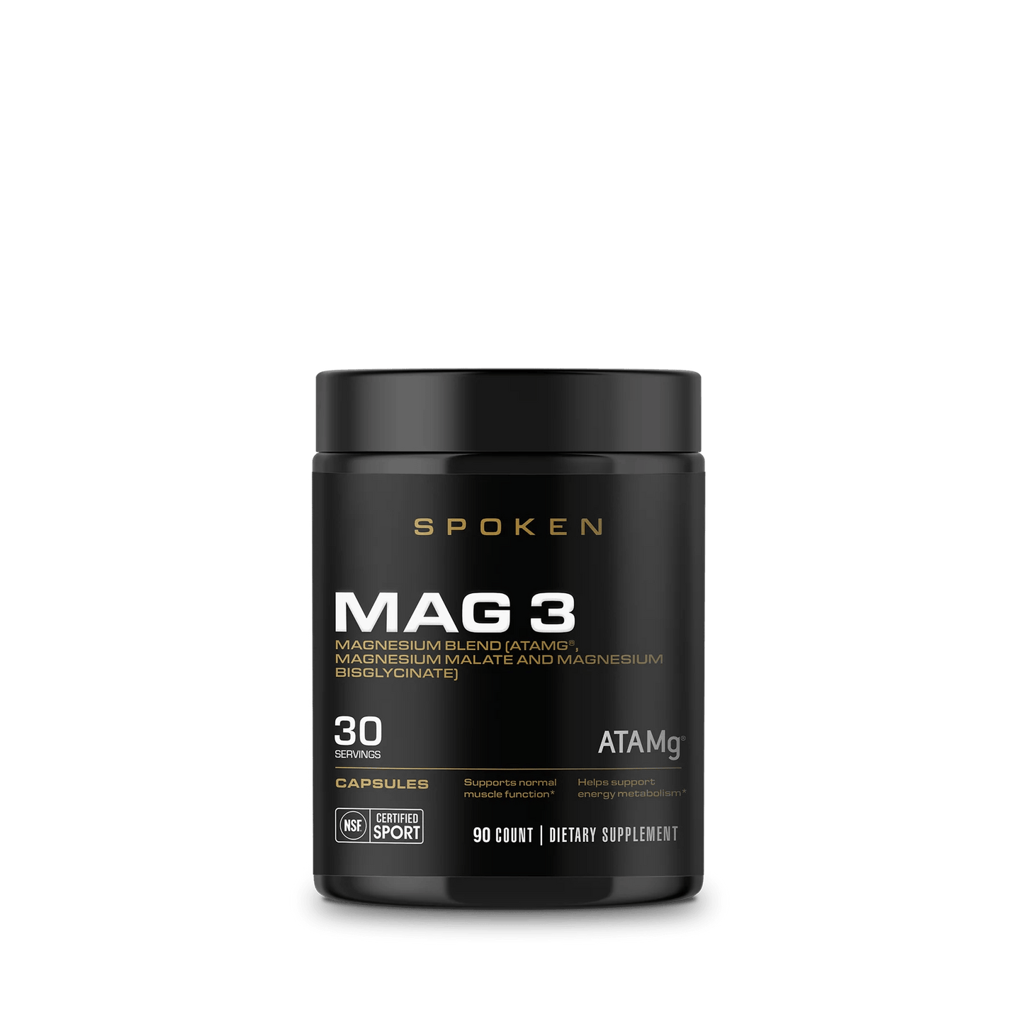 Spoken Nutrition - Mag 3 - 90ct - Magnesium - Animal Supps | Sports Nutrition & Supplement Store | Vineland, NJ