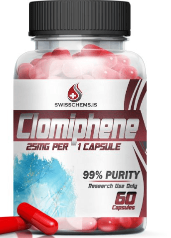 Swiss Chems - Clomiphene Capsules - 25 mg 60ct - Peptides - Animal Supps | Supplement, Sports Nutrition, and Vitamin Shop | Vineland NJ