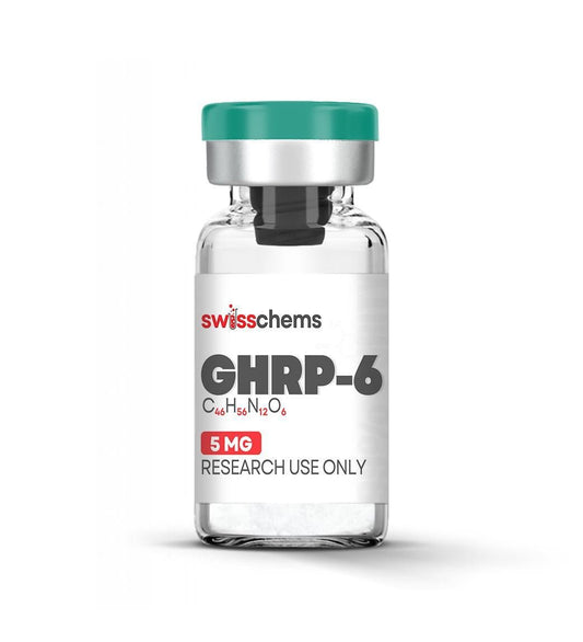 Swiss Chems - GHRP - 6 Vial - 5MG - Peptides - Animal Supps | Supplement, Sports Nutrition, and Vitamin Shop | Vineland NJ