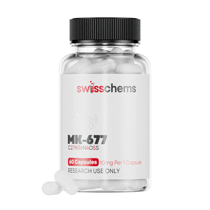 Swiss Chems - MK - 677 (Ibutamoren) Capsules - 10mg 60ct - Peptides - Animal Supps | Supplement, Sports Nutrition, and Vitamin Shop | Vineland NJ