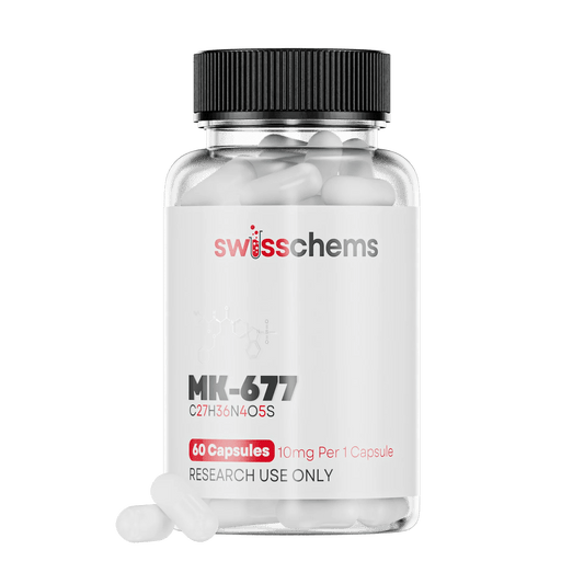 Swiss Chems - MK - 677 (Ibutamoren) Capsules - 10mg 60ct - Peptides - Animal Supps | Supplement, Sports Nutrition, and Vitamin Shop | Vineland NJ