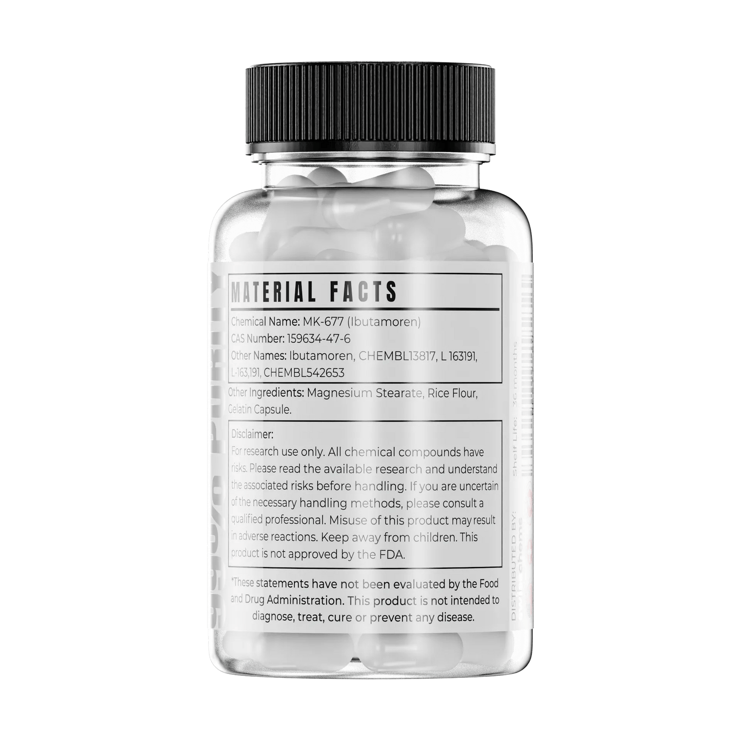Swiss Chems - MK - 677 (Ibutamoren) Capsules - 10mg 60ct - Peptides - Animal Supps | Supplement, Sports Nutrition, and Vitamin Shop | Vineland NJ