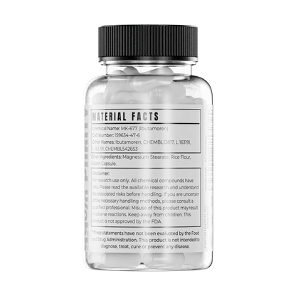 Swiss Chems - MK - 677 (Ibutamoren) Capsules - 10mg 60ct - Peptides - Animal Supps | Supplement, Sports Nutrition, and Vitamin Shop | Vineland NJ