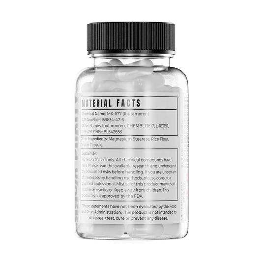 Swiss Chems - MK - 677 (Ibutamoren) Capsules - 10mg 60ct - Peptides - Animal Supps | Supplement, Sports Nutrition, and Vitamin Shop | Vineland NJ