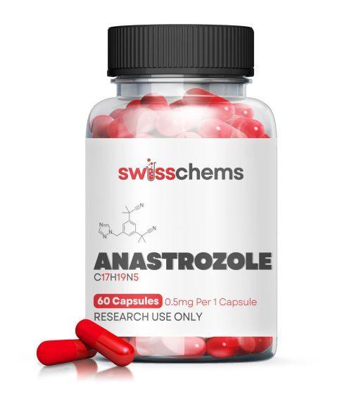 SwissChems - Anastrozole - 0.5mg 60ct - SARM - Animal Supps | Supplement, Sports Nutrition, and Vitamin Shop | Vineland NJ