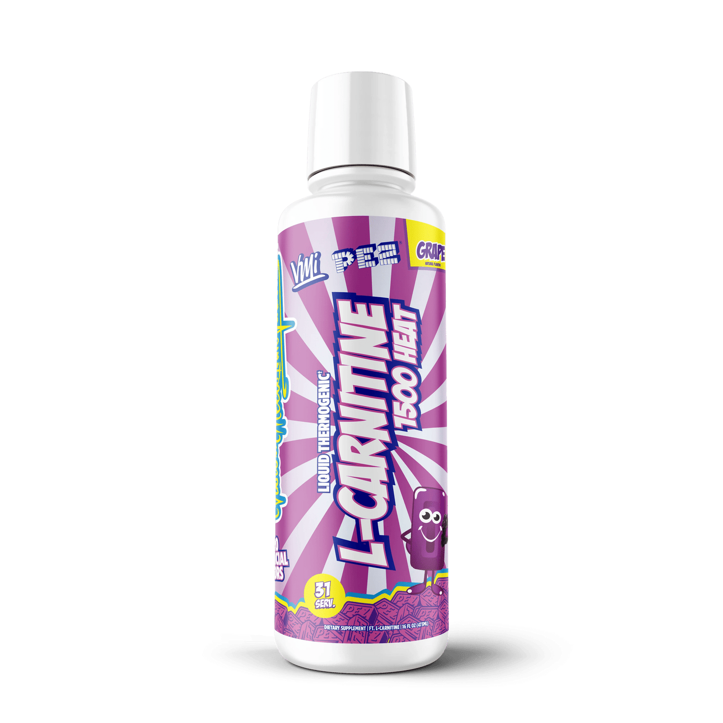 VMI - Liquid L - Carnitine 1500 Heat - PEZ Grape 31serv - Thermogenic - Animal Supps | Sports Nutrition & Supplement Store | Vineland, NJ
