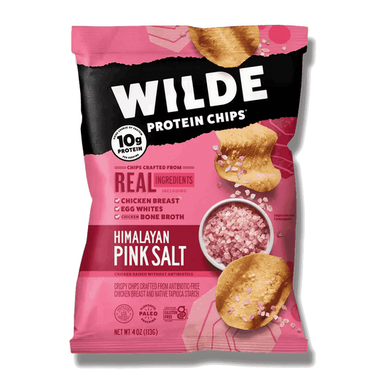Wilde Chicken Protein Chips - Himalayan Pink Salt Single - Protein Chips - Animal Supps | Sports Nutrition & Supplement Store | Vineland, NJ