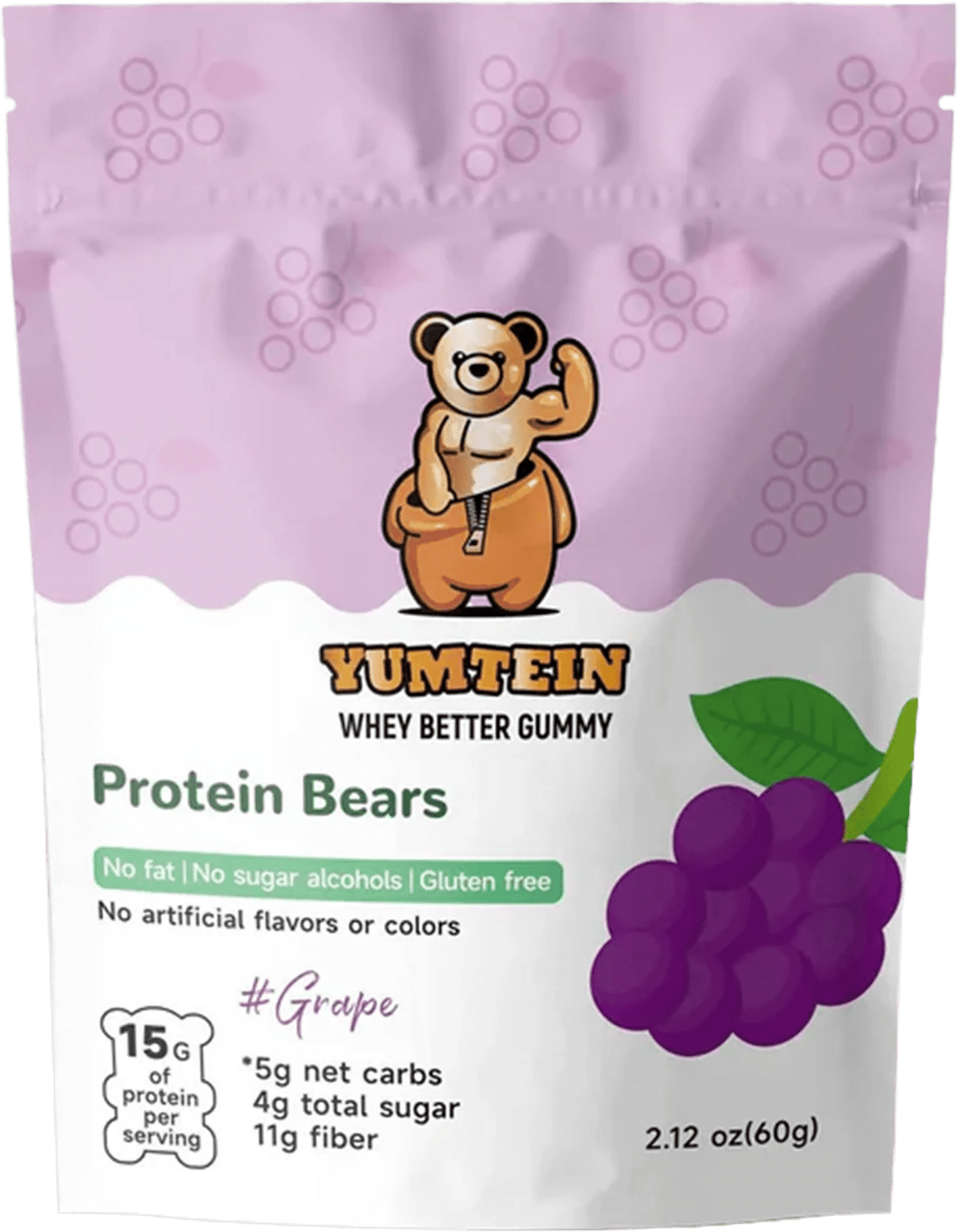Yumtein - Whey Better Protein Gummies - Grape - Food/Snacks - Animal Supps | Sports Nutrition & Supplement Store | Vineland, NJ