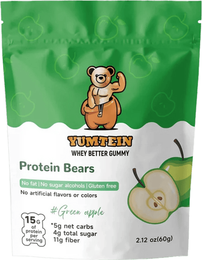 Yumtein - Whey Better Protein Gummies - Green Apple - Food/Snacks - Animal Supps | Sports Nutrition & Supplement Store | Vineland, NJ