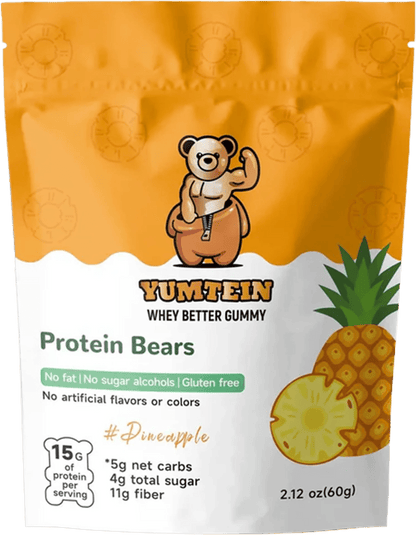 Yumtein - Whey Better Protein Gummies - Pineapple - Food/Snacks - Animal Supps | Sports Nutrition & Supplement Store | Vineland, NJ