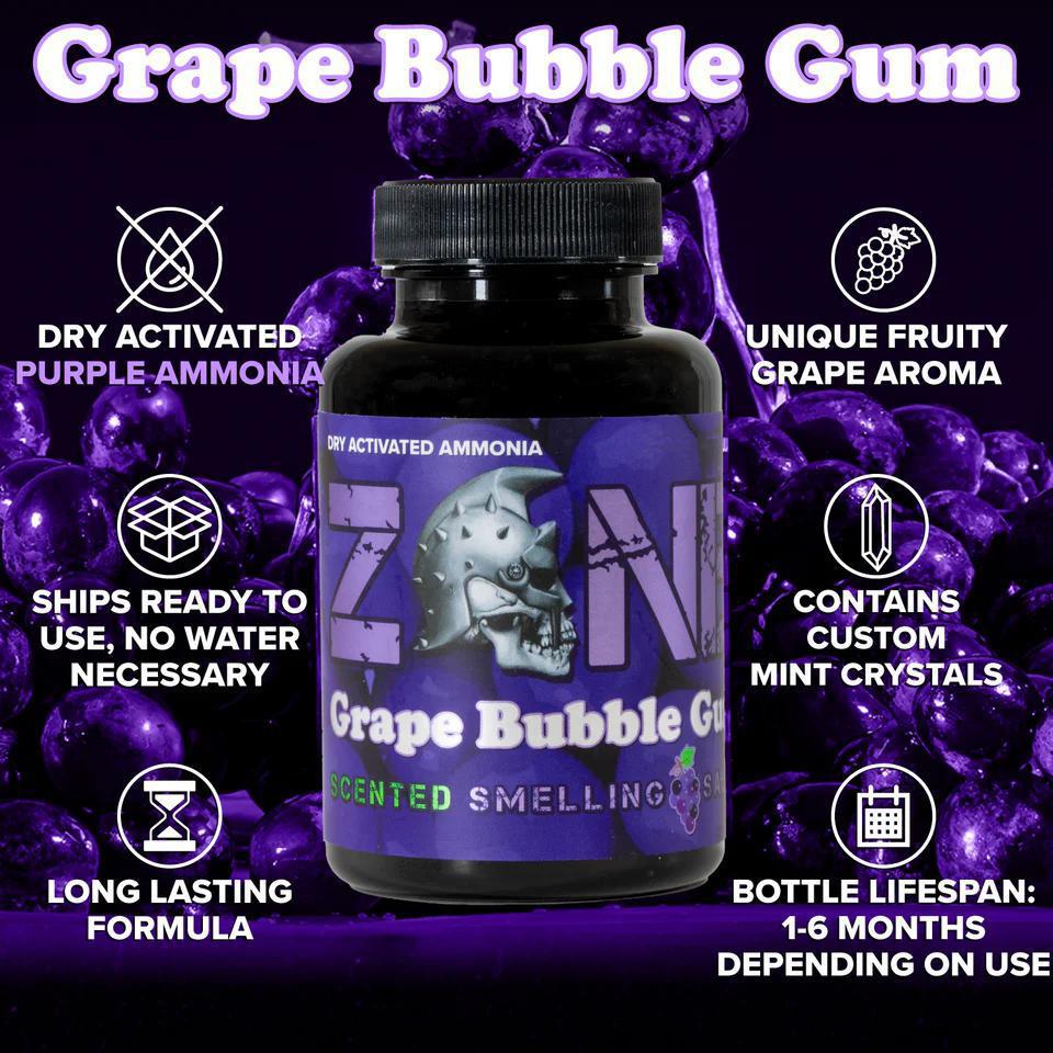 Zone - Grape Bubble Gum Smelling Salts - Smelling Salts - Animal Supps | Sports Nutrition & Supplement Store | Vineland, NJ