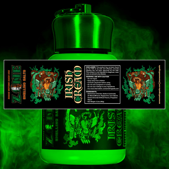 Zone – Irish Cream (Bear Down Steel Smelling Salts) - Smelling Salts - Animal Supps | Sports Nutrition & Supplement Store | Vineland, NJ