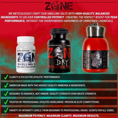 Zone - Original Smelling Salts - Smelling Salts - Animal Supps | Sports Nutrition & Supplement Store | Vineland, NJ